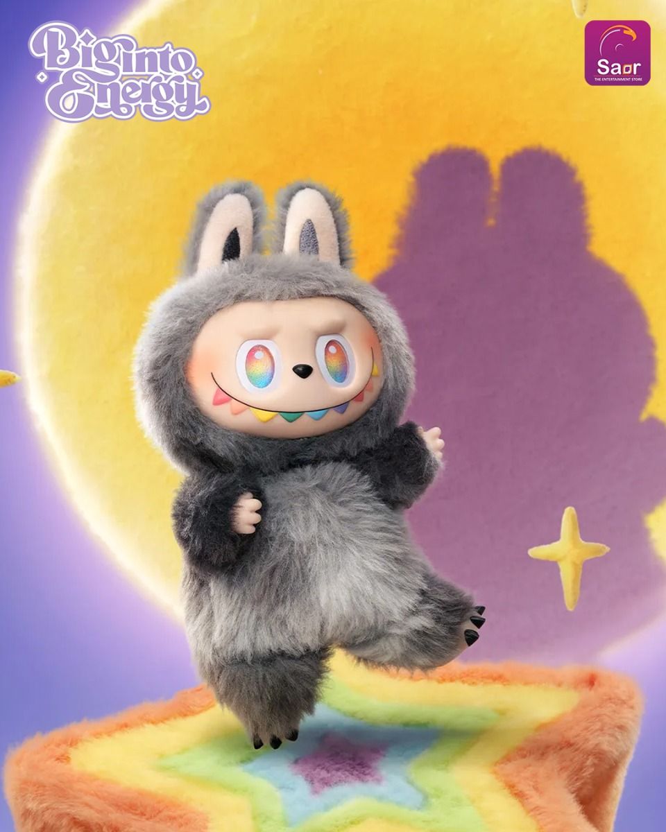 【6Set】POPMART The Monsters Labubu Big into Energy Pendant THE MONSTERS Big into Energy Series-Vinyl Plush Pendant