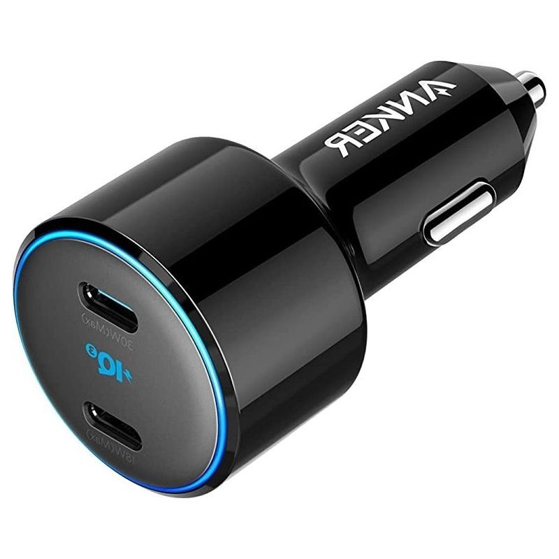 Anker Power Drive+ Duo 48W Car Charger With 2 USB Port - Black (A2725H11)