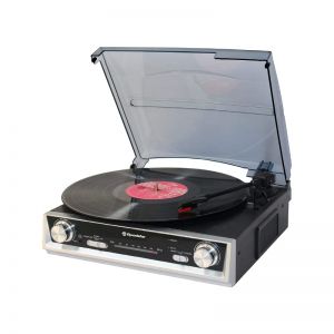 Roadstar Stand Alone Turntable With Fm Radio,line Out,headphones Out TTR-8634