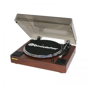 Roadstar Vintage Turntable With Built-in Amplifier & Speakers, Aux-in & Line Out TT-260SPK