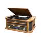 Roadstar Wood Retro DAB+FM/Turntable/CD-Mp3/Cassette/Bluetooth/USB/AuX-in-HIF-1993D+BT